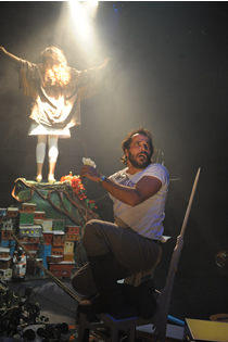 Staging in Schools: an aesthetic transforming space, actor and audience 